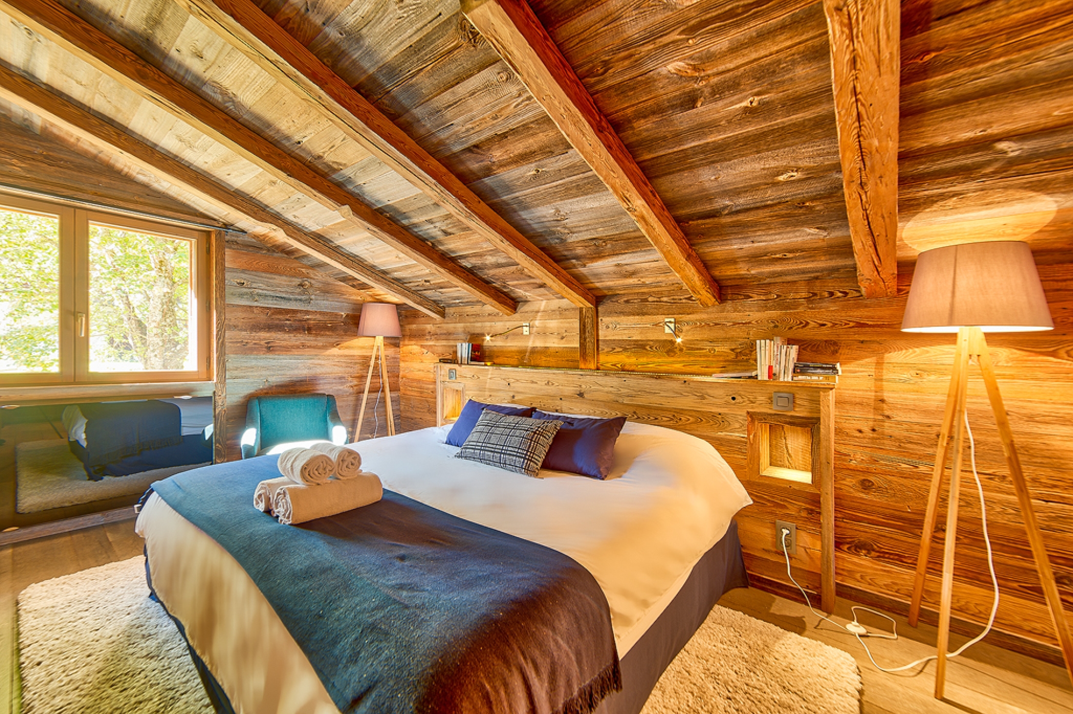 Une chambre haut de gamme en bois
